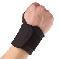 YoYoly Wrist Guard Band Brace Support Carpal Tunnel Sprains Strain Gym Strap Comfortable and Adjustable Wrist Support Brace for Arthritis and Tendinitis (Black)