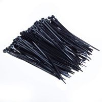 Multi-Purpose Nylon Zip Ties(Pack of 100) 4 Inch Self Locking Cable Ties, Black