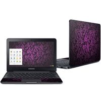 Mightyskins Skin Compatible with Samsung Chromebook 3 11.6" - Purple Style | Protective, Durable, and Unique Vinyl Decal Wrap Cover | Easy to Apply, Remove, and Change Styles | Made in The USA