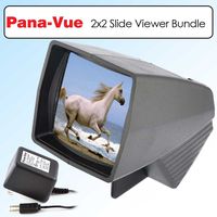 PanaVue Pana-Vue 1 Lighted 2x2 Photo Film Slide Viewer Bundle