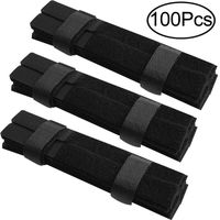 Outee 100 Pcs Cable Straps Cable Ties Reusable 7 Inch Fastening Wire Organizer Cord Rope Holder for Home Office