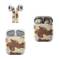 Skin Decals for Apple AirPods - Desert Camo - Sticker Wrap Fits 1st and 2nd Generation