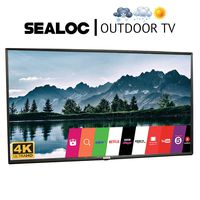 Outdoor TV 55" Weatherproof Television Compatible with LG 4K Smart LED Ultra HD IP68