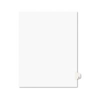 Avery Legal Dividers, Premium Individual Tab Titles, Letter Size, Side Tabs, X, Pack of 25 (01424)