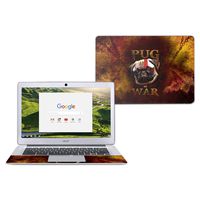 Mightyskins Skin Compatible with Acer Chromebook 14" Cb3-431 - Pug of War | Protective, Durable, and Unique Vinyl Decal Wrap Cover | Easy to Apply, Remove, and Change Styles | Made in The USA