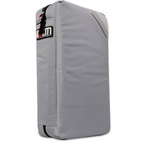 BUBM 64 Capacity Nylon Cover CD/DVD Wallet, Silver