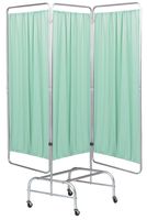 Omnimed 153961-G 3 Section Mobile King Screen Frame with Casters, Green