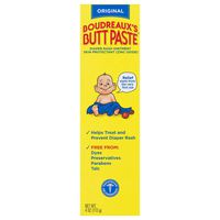 Boudreaux's Butt Paste Diaper Rash Ointment | Original | 4 Ounce (Pack of 1) | Paraben & Preservative Free