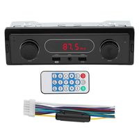 Fydun Car MP3 Player K502 12V Car AUX Stereo FM MP3 Player USB Radio Phone Charging