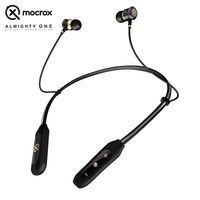 Bluetooth Headphones Neckband, True Surround Stereo Sound Cell Phone Bluetooth Neckband Earphones 12 Hours Playtime Around The Neck Wireless Earbuds Retractable Headset