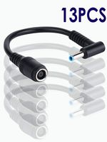 Tip Adapter Converter Cable 7.4mm to 4.5mm 15cm Length for HP Stream Spectre Pavilion Envy Elitebook Split Chromebook K0Q39AA [13PCS]