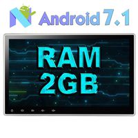 Eincar 7.1 Android 2GB 10.1" Car Stereo Autoradio for Double 2 Din GPS Navigation Bluetooth Radio - Support Phone Mirror, Fast-boot, DAB+, 3G 4G WIFI,Steering Wheel Control, OBD2, Cam-In, DVR, 1080P