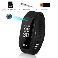 32G HD1080P Camera Bracelet Camera Wearable Bracelet Camera Wristband Sports Camera Rechargeable Bracelet Camera (with time Display)