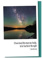 Tree-Free Greetings Solstice Cards and Envelopes, Set of 12, 4 x 6", Loved The Stars (FS93484)