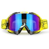 JAMIEWIN ATV Goggles Dirt Bike Motorcycle Glasses Off Road Mx Eyewear for Men Women Adults Youth (Yellow)