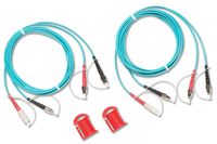 Fluke Networks NFK2-DPLX-FC Duplex Multimode Test Reference Cord for FC Adapter, 50 µm, 2 m Cable Length, SC/FC