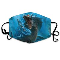 Hongao Anti Dust Pollution Mask Chinese Dragon Reusable Washable Earloop Face Mouth Mask Men Women