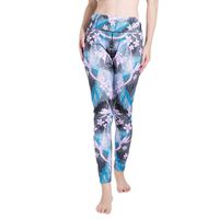 Women Leggings, Neartime Printed Basic Patterned Yoga Pants Workout Fashion Girls Spandex Pants (XL, Blue)