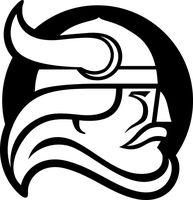 Berry College VIKINS Logo Stickers Symbol 5.5" Decorative DIE Cut Decal for Cars Tablets LAPTOPS Skateboard - White