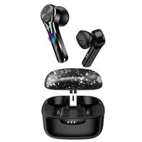 Bluetooth Headphones, True Wireless Earbuds with 65 Hours Playtime 3D HiFi Deep Bass Noise Reduction Micphone, Bluetooth 5.0 Wireless Earphones with USB-C Mini Charger Case, One-Step Pairing