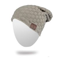 Bluetooth Beanie Hat, BearsFire Winter Outdoor Premium Knit Cap with Wireless Stereo Headphone Headset Earphone Speaker Mic Hands Free for Iphone Samsung Android Cell Phones, Christmas Gifts (gray)