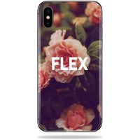 MightySkins Skin Compatible with Apple iPhone X - Flex | Protective, Durable, and Unique Vinyl Decal wrap Cover | Easy to Apply, Remove, and Change Styles | Made in The USA