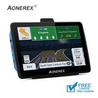 GPS Navigation car,[2019 Upgraded Version] 7 inch HD Capacitive Touch Screen GPS Navigation System with 8G Memory, Attach Sunshade,Free Lifetime Maps