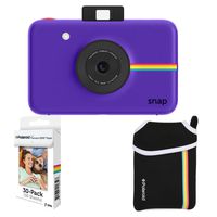 Polaroid Snap Instant Camera + 2x3 Zink Paper (30 Pack) + Neoprene Pouch