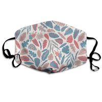 YUIOP Colorful Leaves Pattern Printed Mask Neutral Mask for Men and Women Polyester Dust-Proof Breathable Mask