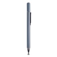 Precision Disc Stylus Styli with Pen Clip Cap for iPad, iPhone, iPad Air, iPad Mini, Samsung Galaxy and Other Touch Screen Devices - Grey