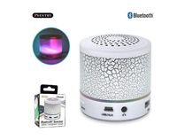 Changing LED Lights Rechargeable Bluetooth Wireless Speaker White