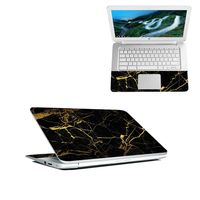 Mightyskins Skin Compatible with Hp Chromebook 14" (2018) - Black Gold Marble | Protective, Durable, and Unique Vinyl Decal Wrap Cover | Easy to Apply, Remove, and Change Styles | Made in The USA