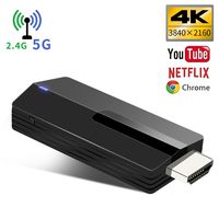 YEHUA HDMI Display Dongle Adapter 4K, 5G WiFi Wireless HDMI Display Receiver TV for Projector/iOS/Android/Windows/Mac Support DLNA Airplay Mirror