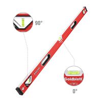 Goldblatt 48in. Double View Vertical Site I-box Spirit Level