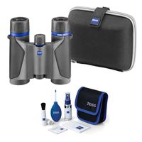 Zeiss 8x25 Terra ED Compact Pocket Binoculars with Zeiss Lens Cleaning Kit Bundle