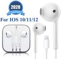 Lighting Connector Earbuds for iPhone 11 Earphone Wired Headphones Headset with Mic and Volume Control, Stereo Sound,Compatible with iPhone Xs/XR/XS Max/iPhone 7/7 Plus iPhone 8/8Plus /iPhone X