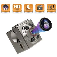 Rraycom Mini Hidden Spy Camera,Full HD 1080P Portable Wireless Small HD Cameras with Night Vision,Motion Detection and Loop Recording,Pefect Sports Action Cam and Indoor Covert Security Camera