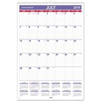 AT-A-GLANCE 2019-2020 Academic Year Wall Calendar, Large, 15-1/2" x 22-3/4", Wirebound, Plan-A-Month (AY328)