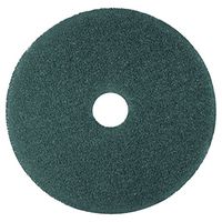 3M 08409 Low-Speed High Productivity Floor Pads 5300, 16-Inch Diameter, Blue, 5/Carton