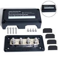 boeray Heavy Duty Bus Bar Power Distribution Box Terminal Power Block Boating Fishing Battery Switches Busbars 12 v -24 v Max 48V 300 amp