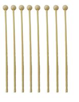 Perfect Stix LB60-50 Rock Candy Sticks with Ball, 0.2" Height, 0.2" Width, 6" Length (Pack of 50)