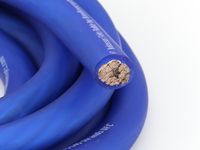 KnuKonceptz Kolossus Flex Kable 4 Gauge Power Wire Blue OFC (Sold in 5 Foot increments)