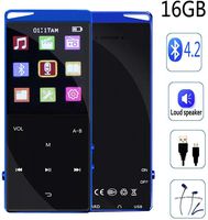 Frehovy 16GB MP3 Player with Bluetooth, Portable Lossless Sound MP3 Music Player with FM Radio Voice Recorder Music Speaker, Support Up to 128 GB with HiFi Headphone