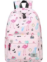 School Bookbags for Girls, Cute Cranes Backpack College Bags Daypack Travel Bag by Mygreen (Pink)