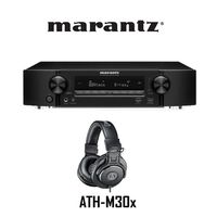 Marantz NR1607 Ultra HD 7.2 Channel Network A/V Surround Receiver with Bluetooth and Wi-Fi. Free ATH-M30X Headphones.