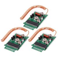 390MHz 4000m Remote Wireless Transmitter Module PCB Board Receiver - 3pcs