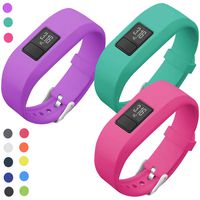 SKYLET Compatible with Vivofit 3 Vivofit JR Vivofit JR.2 Bands, Soft Silicone Replacement Bands Compatible with Vivofit 3/JR/JR.2 Accessories Bracelet with Secure Watch Buckle Kids Women Men