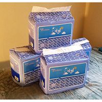 48 Diapers - DC Idyl (2017) - Medium/Large - Light Blue Theme! Plastic-Backed Adult Baby (Medium)