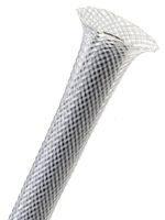 1/4" PET Expandable Braided Sleeving - Color: Clear - Length: 10FT