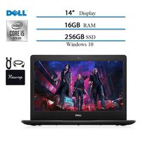 2020 Newest Dell Inspiron 14 inch Laptop, Intel Core i5-1035G4 (Up to 3.7GHz) 10 Geneartion, 16GB RAM, 256 SSD, HDMI, WiFi, Intel UHD Graphics, Bluetooth, Windows 10 w/ HESVAP Accessories